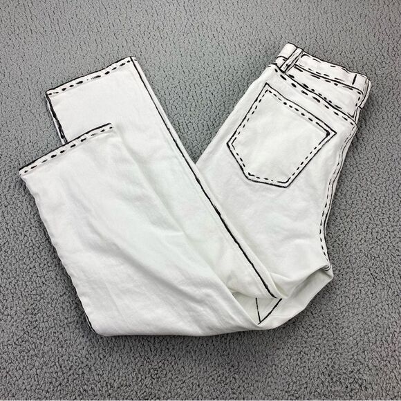 Abercrombie & Fitch Custom The Ankle Straight Ultra High Rise Jeans Size:30/10r - Picture 7 of 15